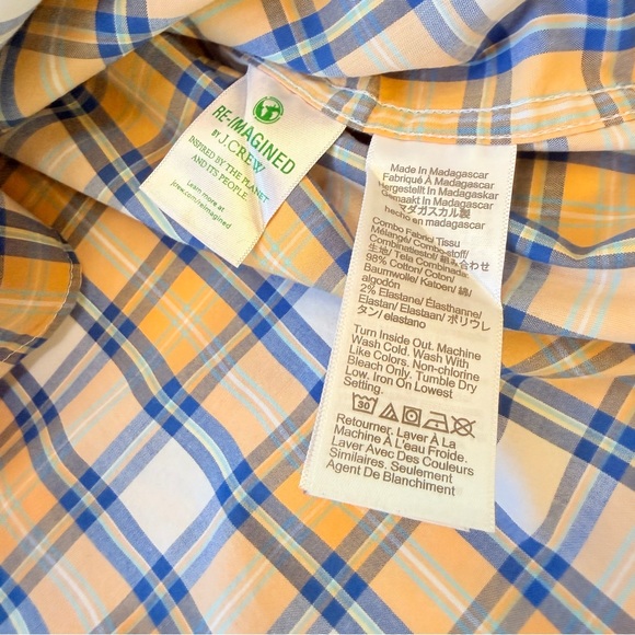 Men’s J. Crew Long Sleeve Shirt Slim Untucked Size Large - Picture 6 of 6